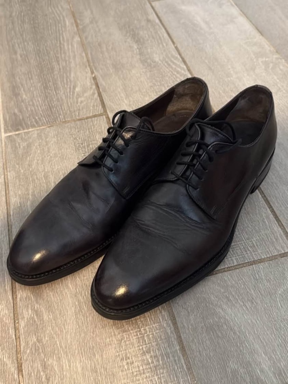Bruno Magli 10.5 Black Dress Shoes